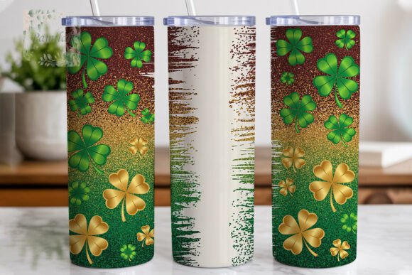 Download Lucky Clovers Glitter St Patrick's PNG - Premium Resources