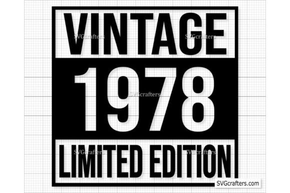 Download Vintage 1978 Svg Png, 44th Birthday Svg - 1978 Collection